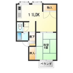 エポックハイツの物件間取画像